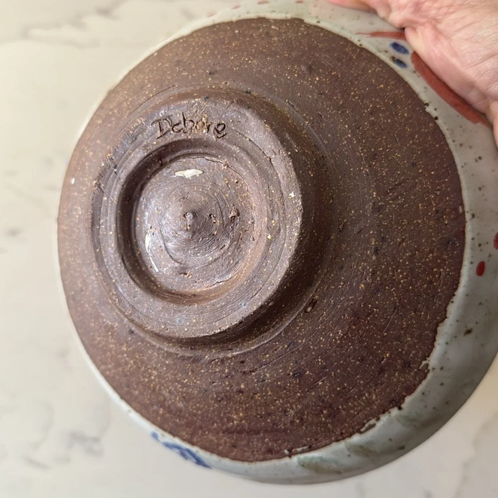 Studio Pottery Bowl Signed